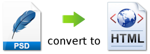 Graphic with PSD convert to HTML