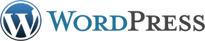 logo of Wordpress the Open Source blog software