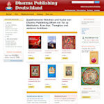 A little screenshot of the website of Dharma Publishing deutschland